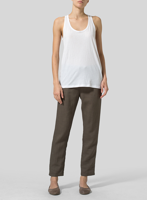 Lightweight-Cotton Racerback Camisole