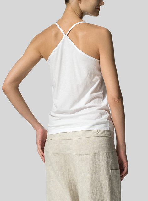 Lightweight-Cotton Racerback Sleeveless Tank