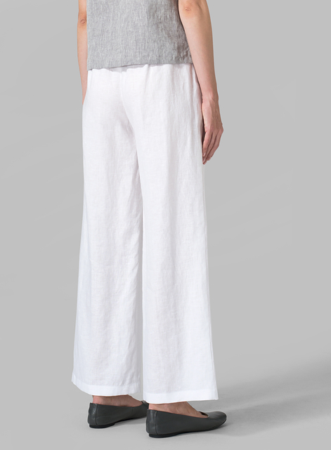 Linen Seasonless Regular Long Pants