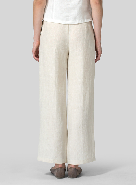 Linen Seasonless Regular Long Pants