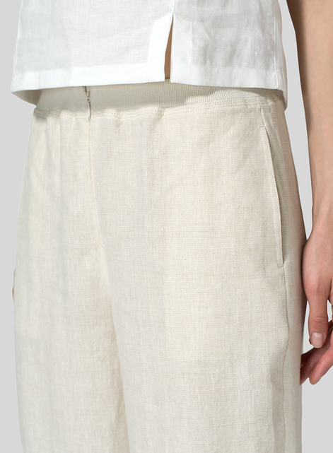 Linen Seasonless Regular Long Pants