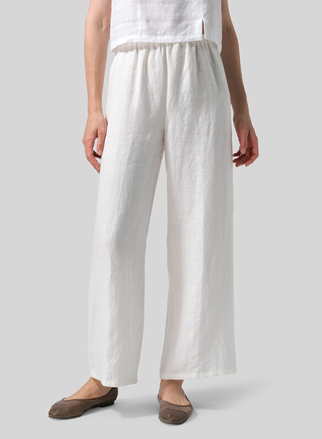 Linen Straight Long Pants