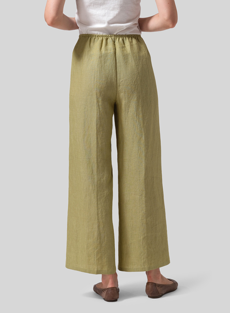 Linen Straight Long Pants