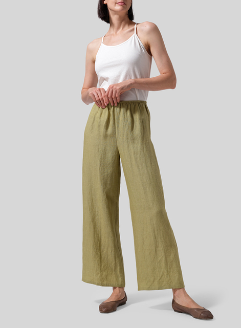 Linen Straight Long Pants