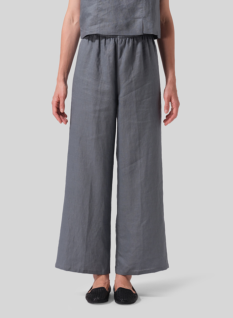 Linen Straight Long Pants