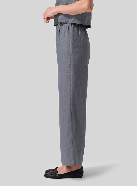 Linen Straight Long Pants