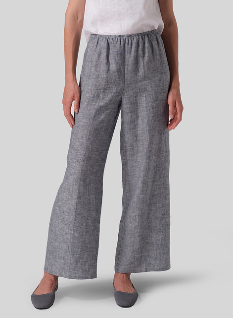 Linen Straight Long Pants