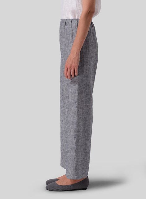 Linen Straight Long Pants