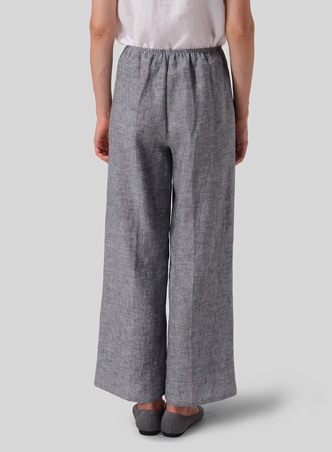 Linen Straight Long Pants