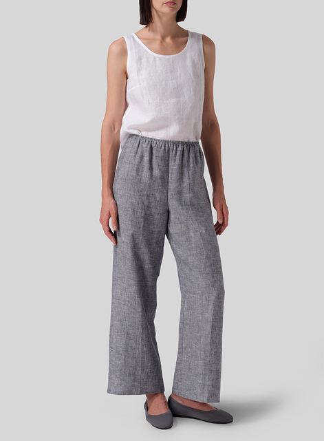 Linen Straight Long Pants