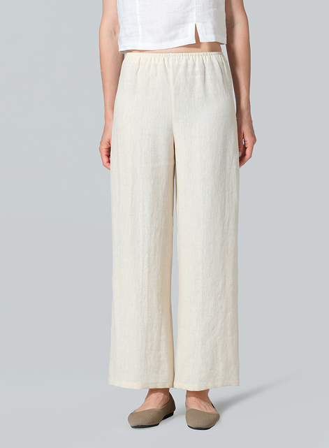 Linen Straight Long Pants