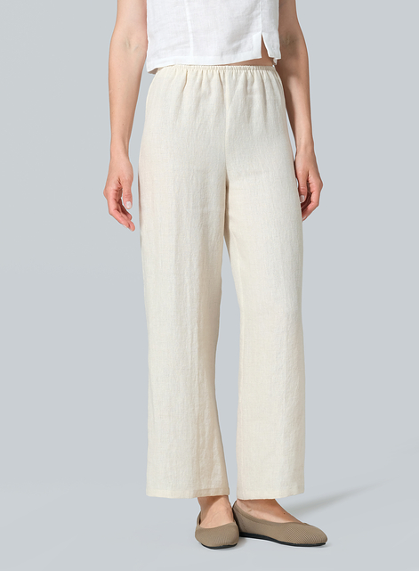 Linen Straight Long Pants