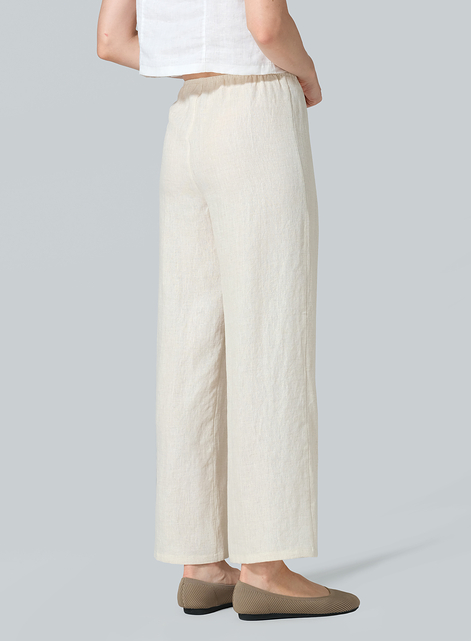 Linen Straight Long Pants