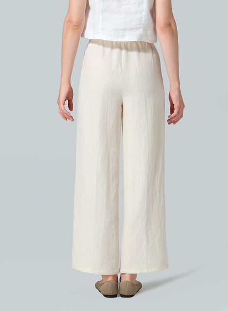 Linen Straight Long Pants