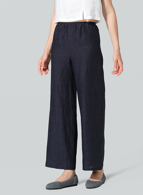 Linen Straight Long Pants