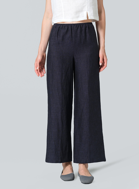 Linen Straight Long Pants