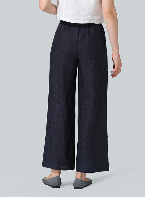 Linen Straight Long Pants