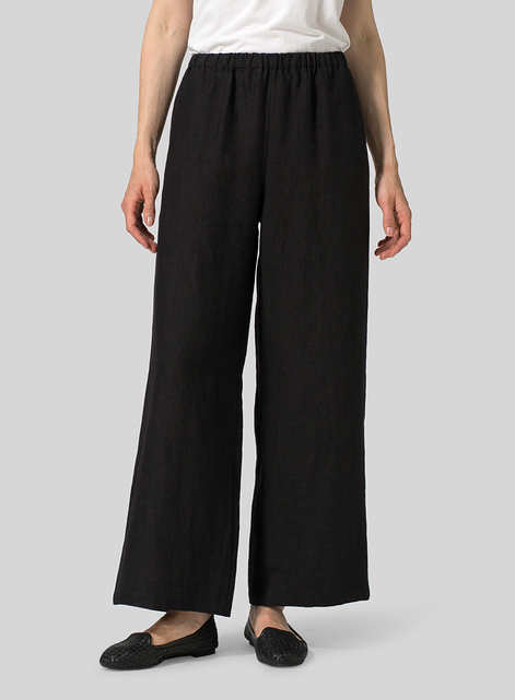 Linen Long Straight Pants