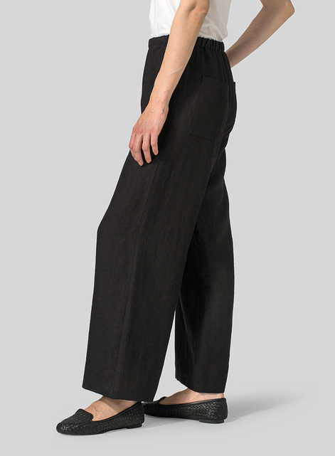 Linen Long Straight Pants