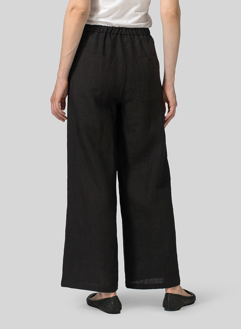 Linen Long Straight Pants