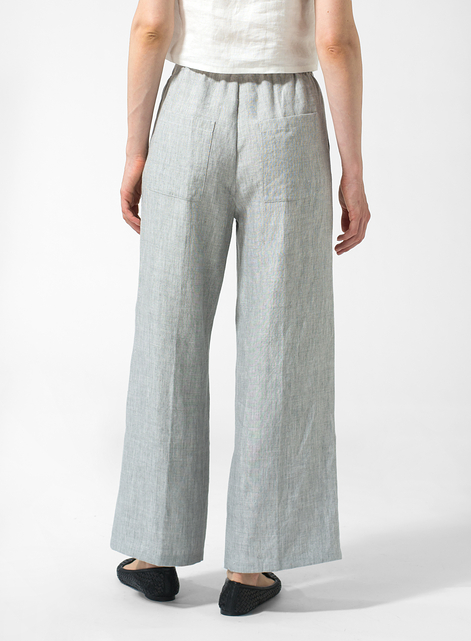 Linen Long Straight Pants