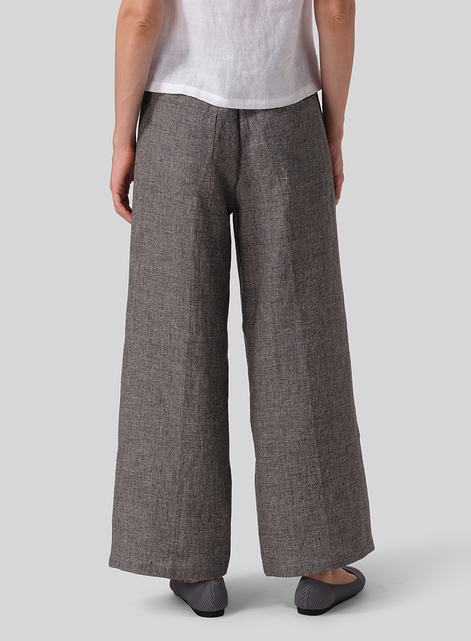 Linen Long Straight Pants