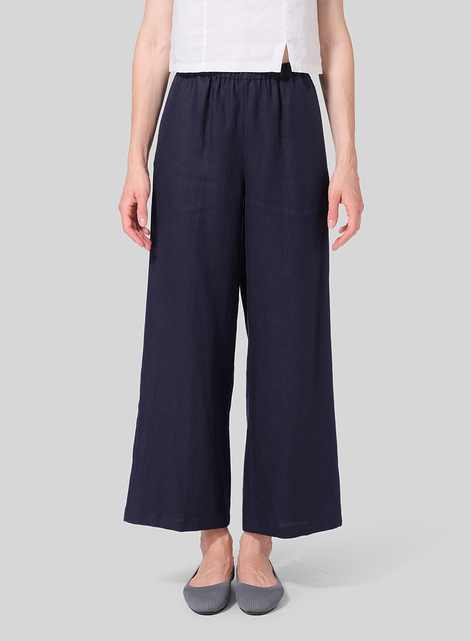 Linen Long Straight Pants