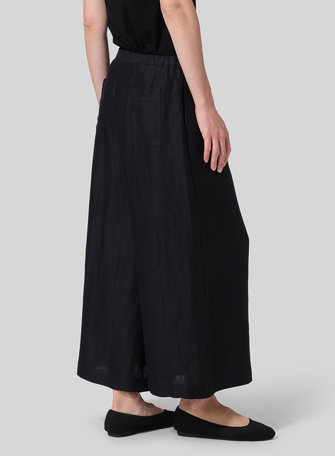 Linen Wide Leg Fit Pants