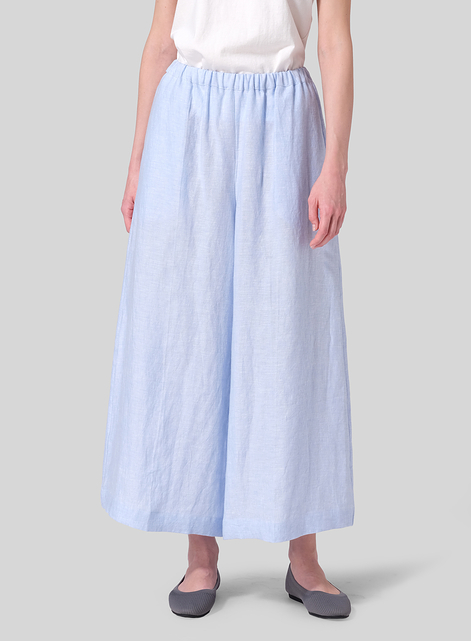 Linen Wide Leg Fit Pants