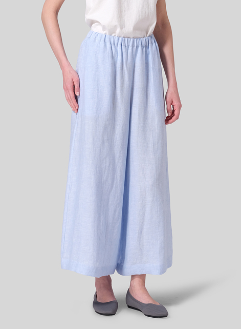 Linen Wide Leg Fit Pants