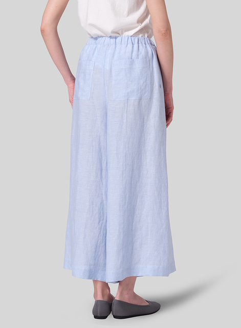 Linen Wide Leg Fit Pants