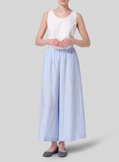 Linen Wide Leg Fit Pants