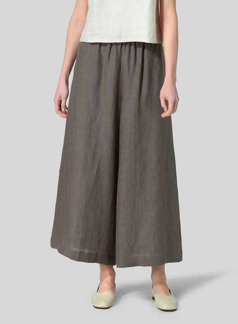 Linen Wide Leg Fit Pants