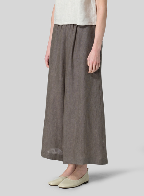 Linen Wide Leg Fit Pants