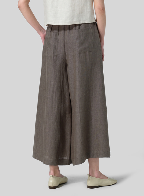 Linen Wide Leg Fit Pants