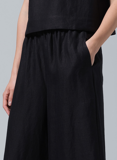 Linen Wide Leg Fit Pants