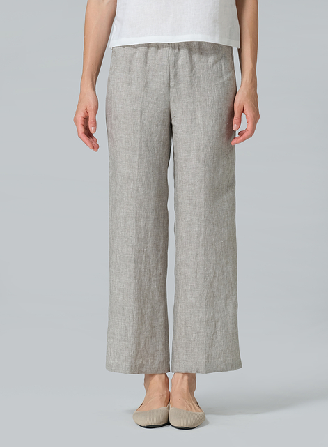 Linen Straight Leg Pants