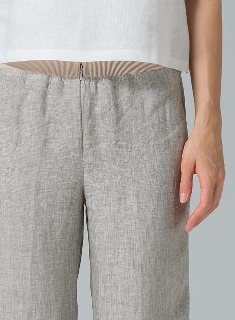 Linen Straight Leg Pants