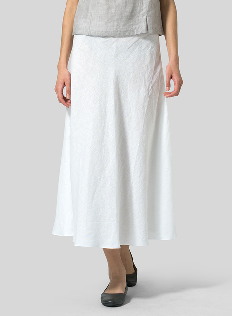 Linen Long Flowing Skirt