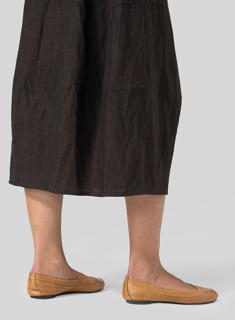 Linen Loose Lantern Skirt