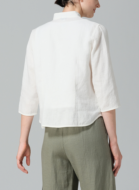 Linen Classic Chinese Button Jacket