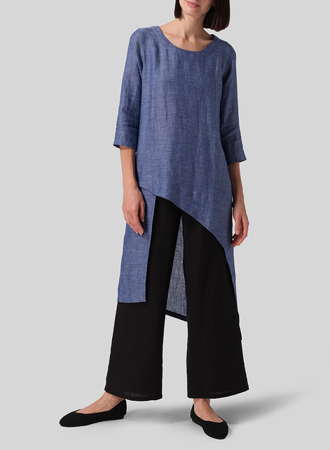 Linen Asymmetrical Tunic