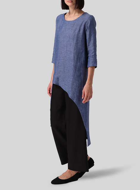 Linen Asymmetrical Tunic