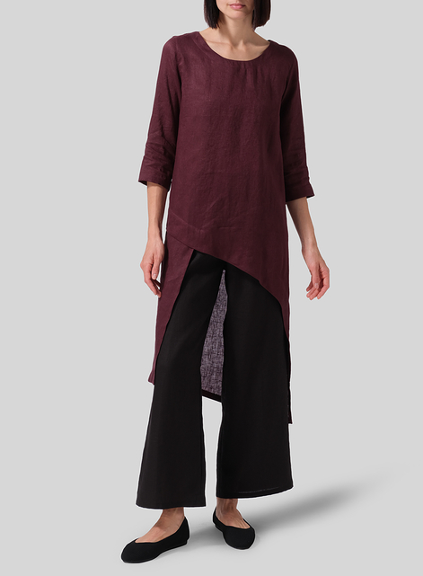 Linen Asymmetrical Tunic