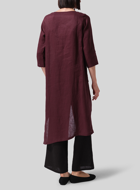 Linen Asymmetrical Tunic