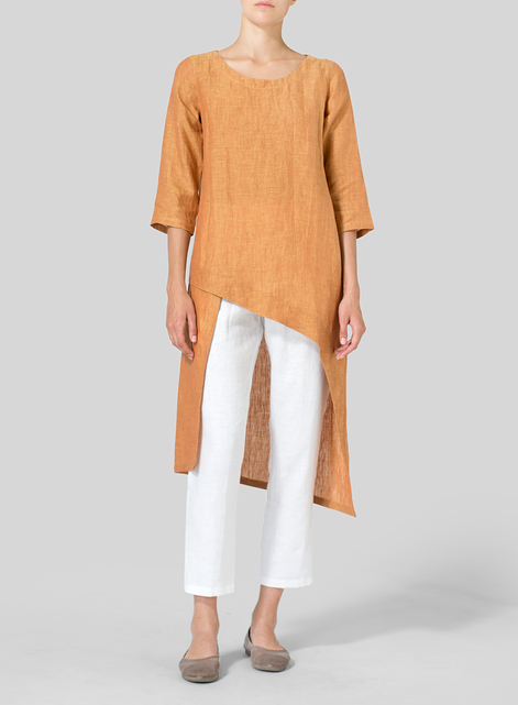 Linen Asymmetrical Tunic