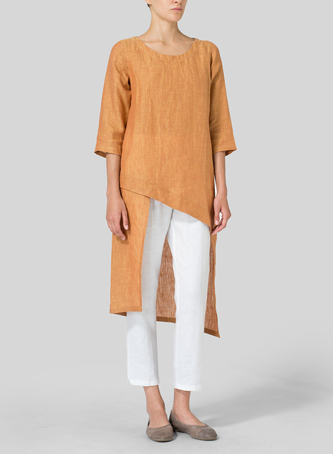 Linen Asymmetrical Tunic