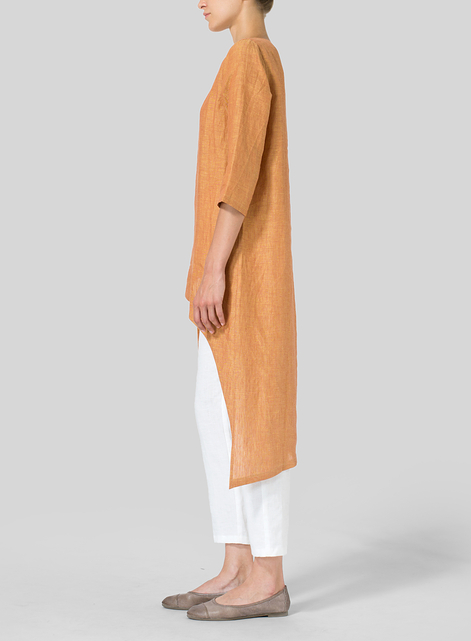 Linen Asymmetrical Tunic