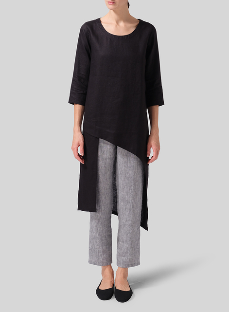 Linen Asymmetrical Tunic