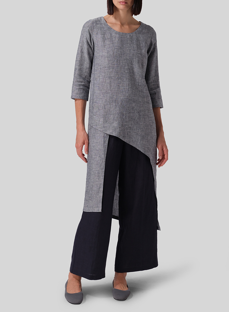 Linen Asymmetrical Tunic